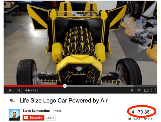 Life Size Lego screenshot youtube